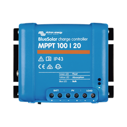 [BSMPPT100/20] BlueSolar MPPT 100/20. Controlador Solar MPPT 20A, Voltaje Selección Automática: 12/24/48 Vcc. | BSMPPT100/20