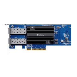 [E10G30-F2] Adaptador de Red SFP+ de 10 GbE de Doble Puerto | Compatible con Synology | PCIe 3.0 x8 | Link Aggregation | Jumbo Frame 9 KB | Garantía de 5 Años. | E10G30-F2