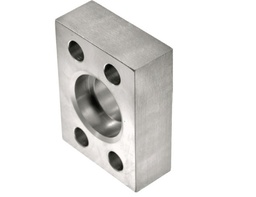 SSMEC CONTRABRIDA SOLDABLE DE 1-1/2" COD. 61PARA 3000 PSI, BARRENOS PARA TORNILLOSUNC, EN ACERO INOXIDABLE. Mod: W61-24-24-SS (Cara plana)