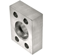 SSMEC BRIDA SOLDABLE DE 1-1/2" COD. 61 PARA3000 PSI CON O'RING Y TORNILLOS UNC, ENACERO INOXIDABLE Mod: W4-24-24-SS ( Cara Ranurada)