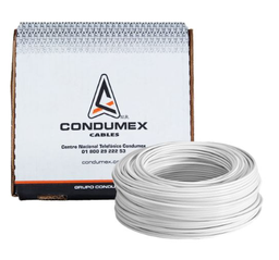 SSMART CABLE COBRE CAL.16 AWG BLANCO 100MTS