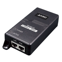 [POE-165] Inyector PoE 802.3 af/at, Hasta 30 W, con Puertos de 10/100/1000Mbps/ 2.5 Gbps/5 Gbps | POE-165