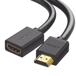 [10141] Cable Extensor HDMI de 1 Metro (3.28 Pies) / 4K@60Hz / 3D / HDR / Macho a Hembra / Núcleo de Cobre Estañado / Transmisión Estable | 10141