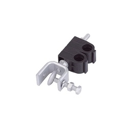 [SHK-12-2-P] Sujetador de 2 Cables de 1/2. Instalación en Ángulo. Soporte de Acero Inoxidable | SHK-12-2-P