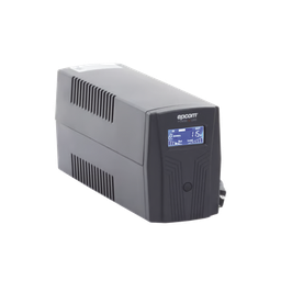 [EPU600LCD] UPS de 600VA/360W / Topología Línea Interactiva / Entrada y Salida 120 Vca / Clavija NEMA 5-15P / 4 Tomas NEMA 5-15R | EPU600LCD