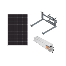 [KIT-EPIM-FVB] Kit  Solar para alimentar hasta 30W, Salida 12/24 Vcc,  Para alimentar camaras PTZ y Enlaces Punto a Punto, Panel Solar 180W, Bateria Litio 1280 Wh | KIT-EPIM-FVB