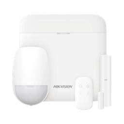 [DS-PWA48-KS] (AX PRO) KIT de Alarma AX PRO con GSM (3G/4G) / Incluye: 1 Hub con bateria de respaldo / 1 Sensor PIR / 1 Contacto Magnético / 1 Control Remoto / Wi-Fi / Compatible con Hik-Connect P2P | DS-PWA48-KS