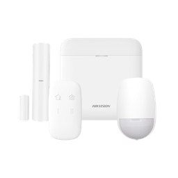 [DS-PWA48-K] (AX PRO) KIT de Alarma AX PRO / Incluye: 1 Hub con bateria de respaldo / 1 Sensor PIR / 1 Contacto Magnético / 1 Control Remoto / WiFi / Compatible con Hik-Connect P2P | DS-PWA48-K