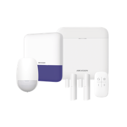 [AXPRO-KIT-GSM] (AX PRO) KIT de Alarma AX PRO con GSM (3G/4G) / Incluye: 1 Hub con bateria de respaldo / 1 Sensores PIR / 2 Contactos Magnéticos / 1 Control Remoto / 1 Sirena Inalambrica Exterior / WiFi / Compatible con Hik-Connect P2P | AXPRO-KIT-GSM