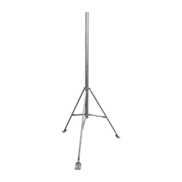 [SM-TR1.5] Mástil de 2" x 1.5 metros con Tripie para Instalación en losa. Acero Galvanizado en Caliente. | SM-TR1.5