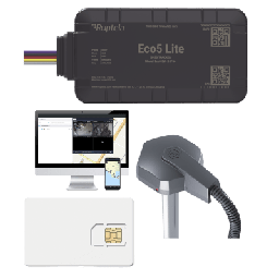 [ECO5LITEKITFUEL2] Rastreador Vehicular y Monitoreo de Flota / BLE 5.0 y GNSS / LTE CAT1 y LTE-M con Respaldo 2G / GNSS U-blox / MiKado IP54 / -20 °C a +40 °C / Acelerómetro de 3 Ejes / Suministro 9-32 V / Batería Interna | ECO5LITEKITFUEL2