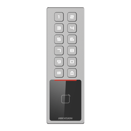 [DS-K1T805MX] Teclado Exterior Antivandálico IP65 & IK08 / Administrable en la Nube / Alta y Baja de Passwords Remotamente con Horarios / Acceso por PIN o Tarjeta MIFARE | DS-K1T805MX