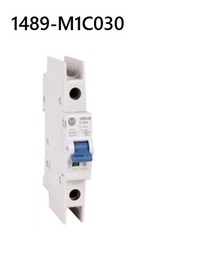 SSMELE Mod:1489-M1C030 INTERRUPTOR TERMOMAGNETICO Inom 3 AMP, 10 KA, 1 POLO, VOLTAJE DE OPERACION 24VDC, 230-400V
