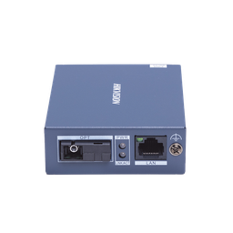 [DS-3D501T-3] Transceptor Fibra Óptica Gigabit / Monofibra Monomodo / 3 km Distancia / 10/100/1000 Mbps RJ45 / SC / Metal Industrial / 4 kV Protección Rayos / -20°C a 60°C | DS-3D501T-3
