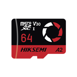[HS-TF-E3/64G] Memoria MicroSD / Clase 10 de 64GB / Especializada Para Drones Comerciales, Cámaras de Fotografía y de Video / 180 MB/s Lectura / 150 MB/s Escritura | HS-TF-E3/64G