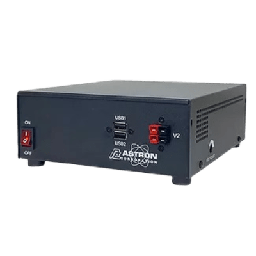 [SS25AP] Fuente de Alimentación Conmutada, Salida Pico de 25A a 13.8Vdc, Polos de Alimentación del Panel Frontal, 2 Puertos USB: 5,2 V, | SS25AP