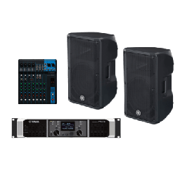 [CBR12KIT/PA] Kit Refuerzo Sonoro y Mixer | Incluye 2 Bocinas CBR12 | Amplificador PX5 | Mezclador MG10 | Ideal para PA | CBR12KIT/PA