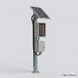 [WI5POE28V2] Kit Solar Witek de 28 W con 5 Puertos PoE 802.3 af y PoE Pasivo 24 V para alimentar Camaras IP y un Enlace Punto a Punto en 24 Vcc | WI5POE28V2
