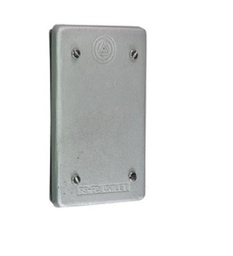 SSMELE TAPA CIEGA CONDULET RECTANGULAR ALUMINIO FUNDIDO Mod: DS100G