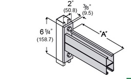 SSMART Mensula Unicanal doble  de acero galvanizado MOD: SC371