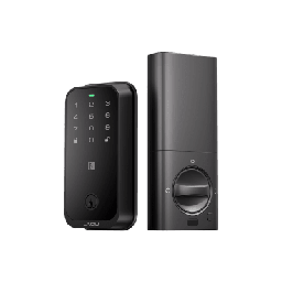 [HK01W] Cerradura Inteligente con Huella Digital LNDU HK01W / WiFi Integrado / Compatible Apple HomeKit / Teclado Táctil / 8 Baterías AA / Escaneo iPhone-Apple Watch-Fob / Bloqueo Manual y Automático / Exterior IP54 | HK01W