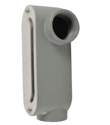 SSMELE caja oval roscada con tapa tipo oll de 2" color:  gris Mod: OLL0323C