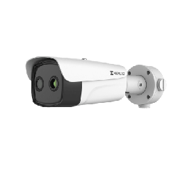 [HM-TD2638-35/G1/T3Y] Cámara Bullet Dual Térmica y Óptica/ 256×192 Térmico + 5MP Óptico / IA para Detección Humana y Vehicular / Medición Temperatura -20°C a 150°C / Detección Fuego y Fumadores / IP67 | HM-TD2638-35/G1/T3Y