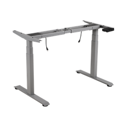 [EM33-2A3] Base de Escritorio Motorizado Profesional / Altura Ajustable 60-125cm / Estructura Estable / Funcionamiento Suave / 3 Preset de Posiciones / Color Gris / Soporta hasta 100Kg de carga | EM33-2A3