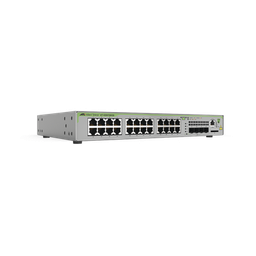 [AT-GS970M/28-10] Switch Administrable CentreCOM GS970M, Capa 3 de 24 Puertos 10/100/1000 Mbps + 4 SFP Gigabit | AT-GS970M/28-10