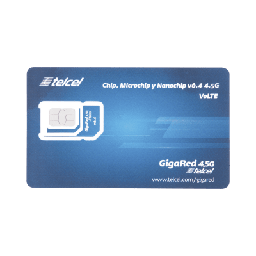 [SIM6GBTELCEL] SIM TELCEL 6 GB mensual para dispositivos móviles 3G/4G (Telcel) 1 año de servicio (solo datos) | SIM6GBTELCEL