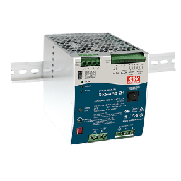 [DRS48024] Fuente de Poder Industrial de 480W con Cargador de Baterías, salida 24Vcc, 20A, para montaje Riel Din | DRS48024
