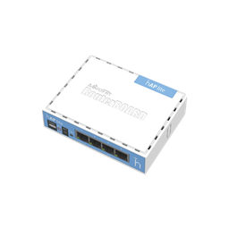 [RB941-2ND] (hAP Lite) 4 Puertos Fast Ethernet y  Wi-Fi 2.4 GHz 802.11 b/g/n | RB941-2ND