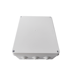 [LP-WBX-300] Caja de Conexiones Impermeable IP65, 12 Entradas, Dimensiones 300 x 250 x 120 mm, para Instalaciones Industriales, Comerciales y Residenciales, Incluye Tornillería para su Instalación | LP-WBX-300