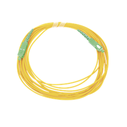 [LP-FO-SCA-SCA-05] Jumper de Fibra Óptica Monomodo SC/APC - SC/APC Simplex, Color Amarillo, 5 Metros (16.40 Pies) | LP-FO-SCA-SCA-05