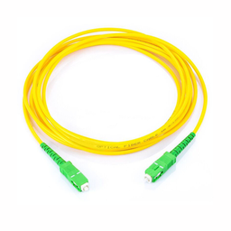 [LP-FO-SCA-SCA-02] Jumper de Fibra Óptica Monomodo SC/APC SC/APC Simplex, Color Amarillo, 2 Metros (6.56 Pies) | LP-FO-SCA-SCA-02