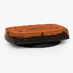 [5540A-VM] Mini torreta de 24 LED 10" Ámbar, Lente Ámbar , Imán y Encendedor de Vehículo | 5540A-VM