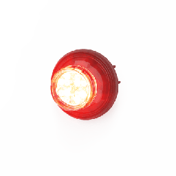 [CD9012RB] Estrobo Oculto de 12 LED, Rojo/Azul, Bisel Negro, Lente Transparente | CD9012RB