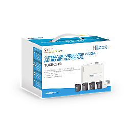 [HL-1080-DL/T] KIT TurboHD 1080p / DVR 4 canales / 4 Cámaras Bala de Metal / H.265+ / 1 Fuente de Poder Profesional / Accesorios de Instalación | HL-1080-DL/T
