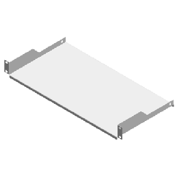 [SCH231UW] Charola para Rack Blanca de 19" de 2 postes, 23 cm de Profundidad, 1 Unidad de rack | SCH231UW