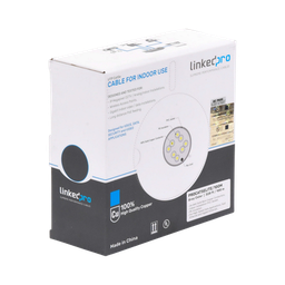 [PRO-CAT-5E-LITE/100M] Bobina de Cable de 100 Metros (328.08 Pies), Cat5e, 24 AWG, Color Gris, UL, para Aplicaciones en Videovigilancia, Redes de Datos. Uso Interior | PRO-CAT-5E-LITE/100M