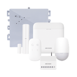 [DS-PWA48K-SYSNGV2] (AX PRO + YONUSA) KIT de Alarma AX PRO / Incluye: 1 Hub con bateria de respaldo / 1 Energizador 2500Mts Lineales / 1 Relevador 0 a 36 Vcc (Max. 5 A) con Entrada de Alarma 27/7 / 1 Keyfob / 1 PIR Interior / 1 Magnético | DS-PWA48K-SYSNGV2