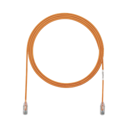 [UTP28SP5OR] Cable de Parcheo TX6, UTP Cat6, Diámetro Reducido (28AWG), Color Naranja, 1.52 Metros (5 Pies) | UTP28SP5OR