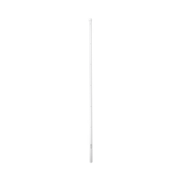 [SYS-POST-ESQ-6W] Poste de Esquina para Cerca Electrificada. Tubo Galva. de 1.4 m, cal. 18 de 1" Diam. + Pintura Blanca. Ideal para 6 Aisladores | SYS-POST-ESQ-6W