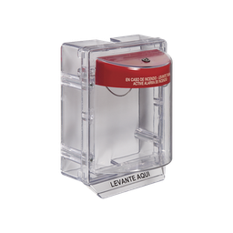 [STI-1130-ES] Cubierta Protectora Serie Stopper II® De Policarbonato, Con Bocina, Espaciador Transparente, Etiqueta en Español | STI-1130-ES