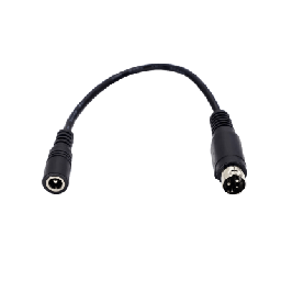 [PL3DIN] Adaptador de Corriente DC Jack 5.5mm x 2.1mm a Mini-DIN de 3 Pines | PL3DIN