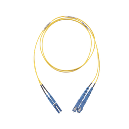 [F92ERLNSNSNM005] Jumper de Fibra Optica Monomodo 9/125 OS2, LC-SC Duplex, OFNR (Riser), Color Amarillo, 5 Metros (16.40 Pies) | F92ERLNSNSNM005