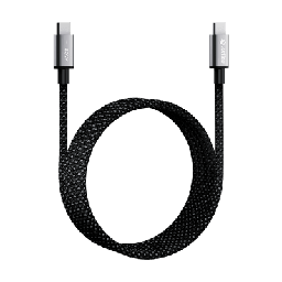 [AK-PAC6B-N-1.5M] Cable de Carga USB-C a C 1.5 Metros (4.92 Pies) / Tecnología GaN (Nitruro de Galio / Fast-Charging / Potencia 60W / Velocidad Transferencia 480 Mbps / Material Nylon / Conector Aluminio Anodizado | AK-PAC6B-N-1.5M