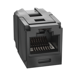 [CC6X88BL] Módulo Acoplador RJ45 a RJ45, Mini-Com, Categoría 6A, Color Negro | CC6X88BL