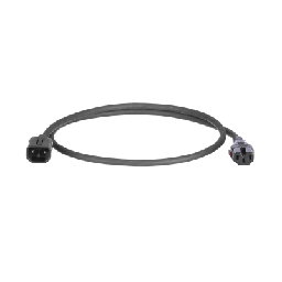 [PLD04BL] Cable de Alimentación Eléctrica Con Bloqueo Doble de Seguridad, de IEC C14 a IEC C13, 4 ft. de Largo, Color Negro, Paquete de 10 Piezas | PLD04BL