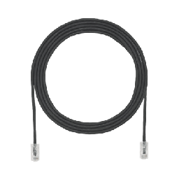 [UTP28X6BL] Cable de Parcheo UTP Cat6A, CM/LSZH, Diámetro Reducido (28AWG), Color Negro, 6 ft. | UTP28X6BL